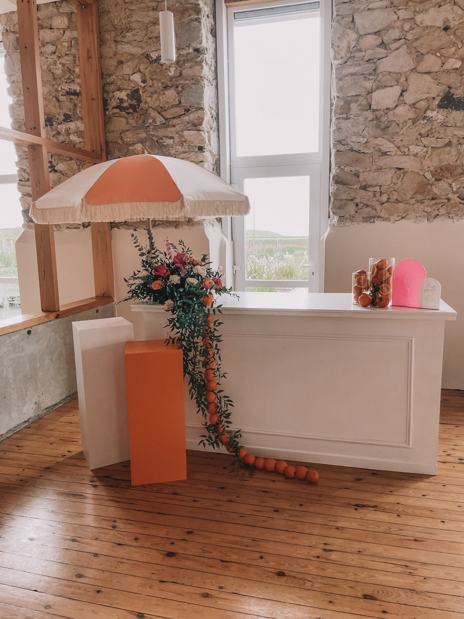 Location parasol décoration mariage Finistère Bretagne